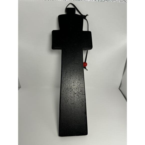 VTG Irish Kiln Made Bogland Turf Hand Crafted Penal Christ INRI Christian Cross - Picture 4 of 7